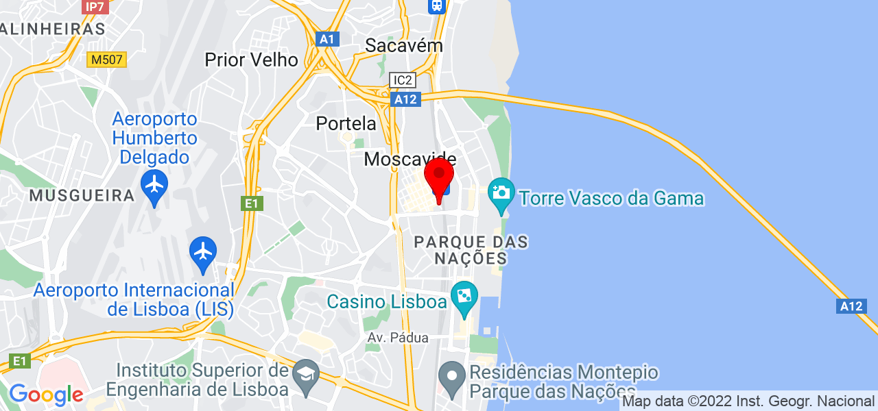 Julia de Sena Rodrigues Salvador David - Lisboa - Loures - Mapa