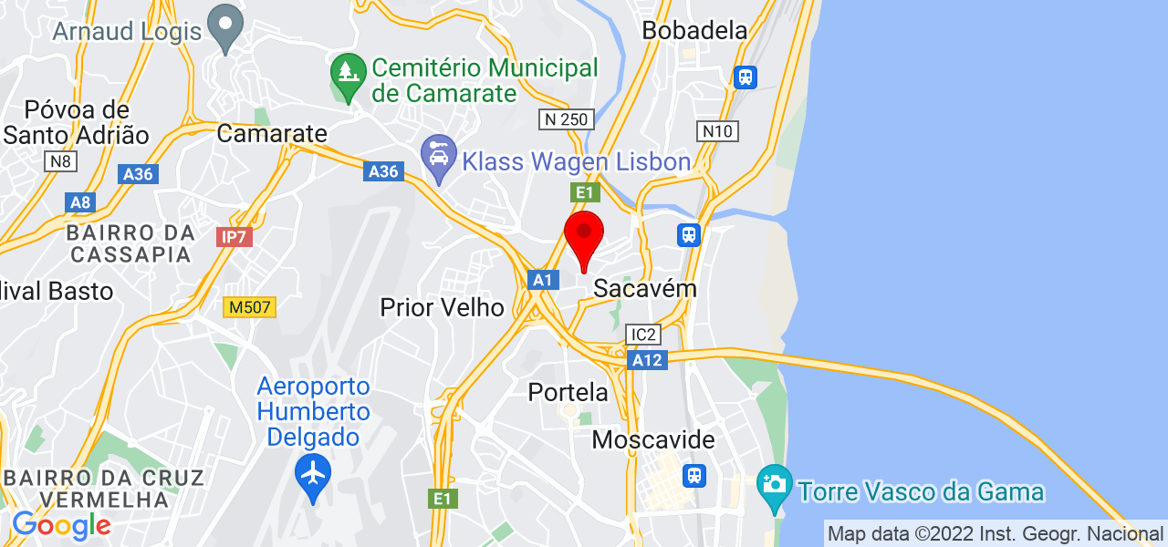 Vanderlan Moreira Silva - Lisboa - Loures - Mapa