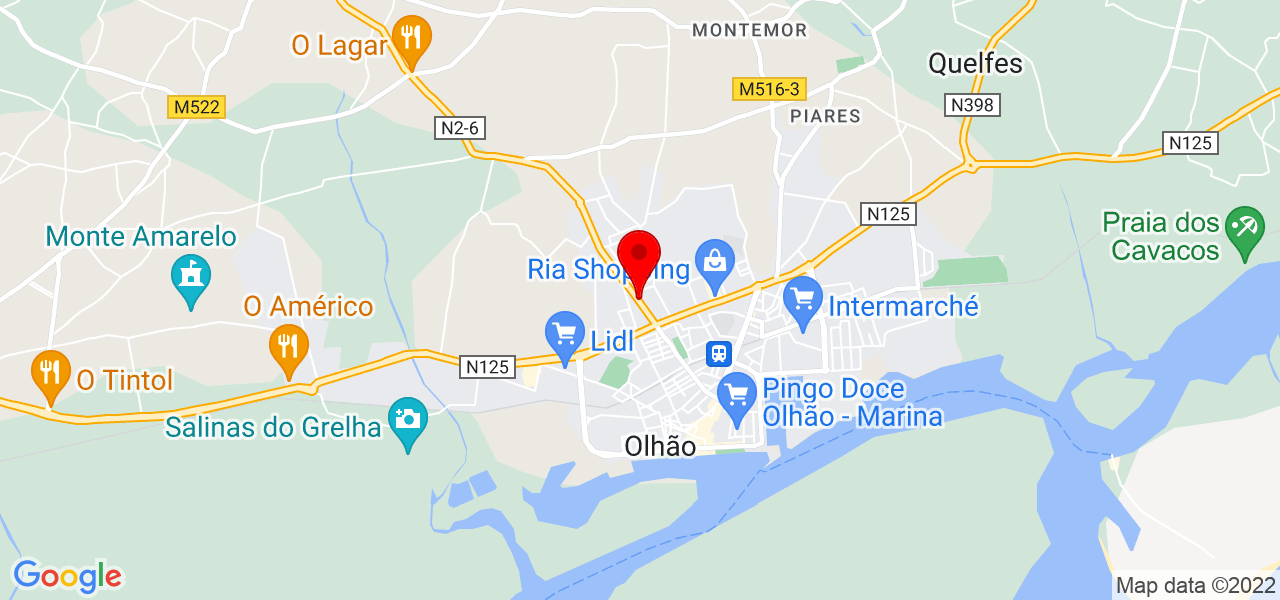 MANUELA - Faro - Olhão - Mapa