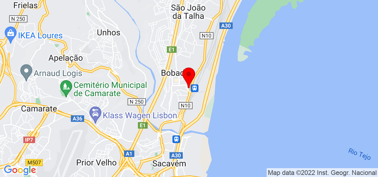 Consultor de Sa&uacute;de e Bem-Estar - Lisboa - Loures - Mapa