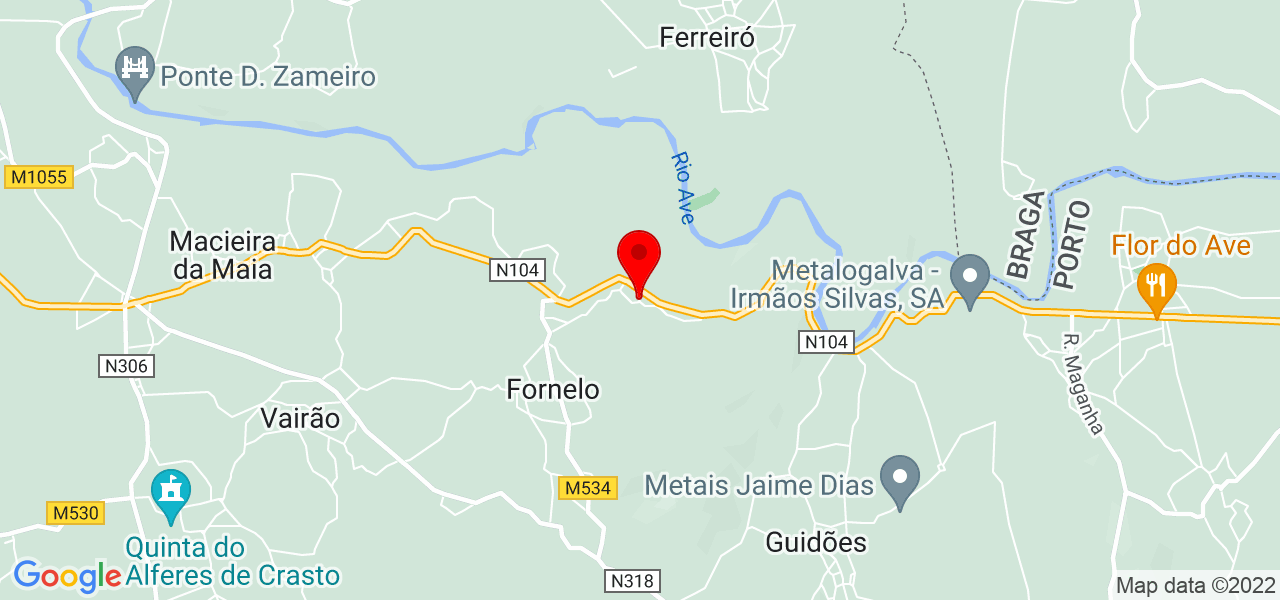 CARPINTARIA CERCA - Porto - Vila do Conde - Mapa