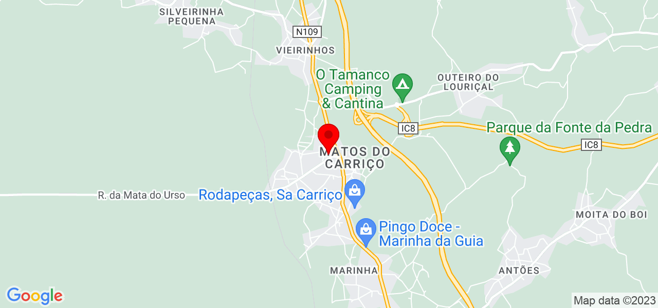 Lucilene - Leiria - Pombal - Mapa