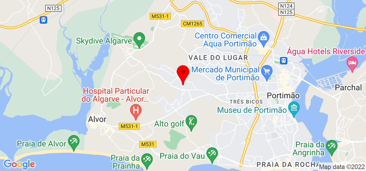 Miguel Ferreira - Faro - Portimão - Mapa