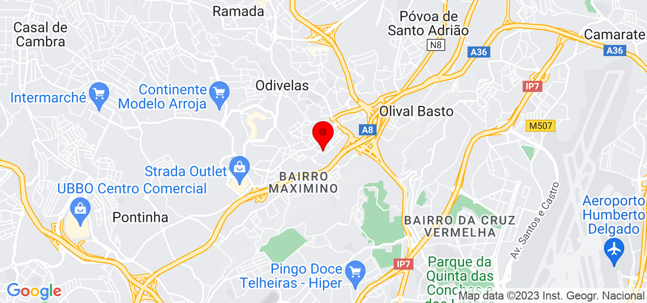 Pedro Marques - Lisboa - Odivelas - Mapa