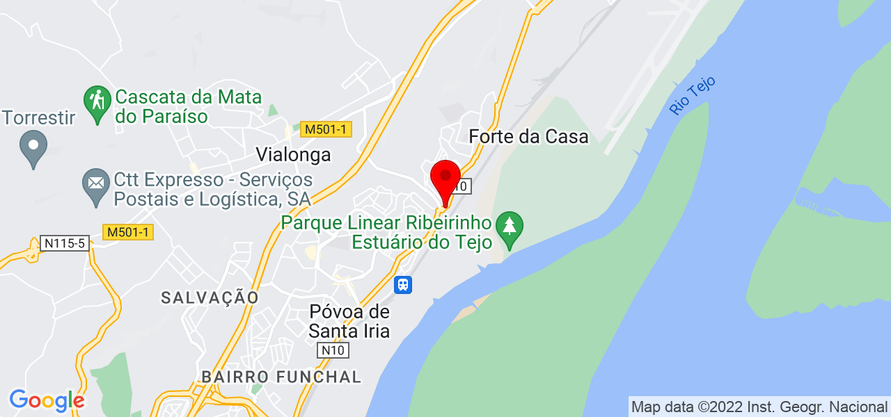 Daniela Vieira - Lisboa - Vila Franca de Xira - Mapa