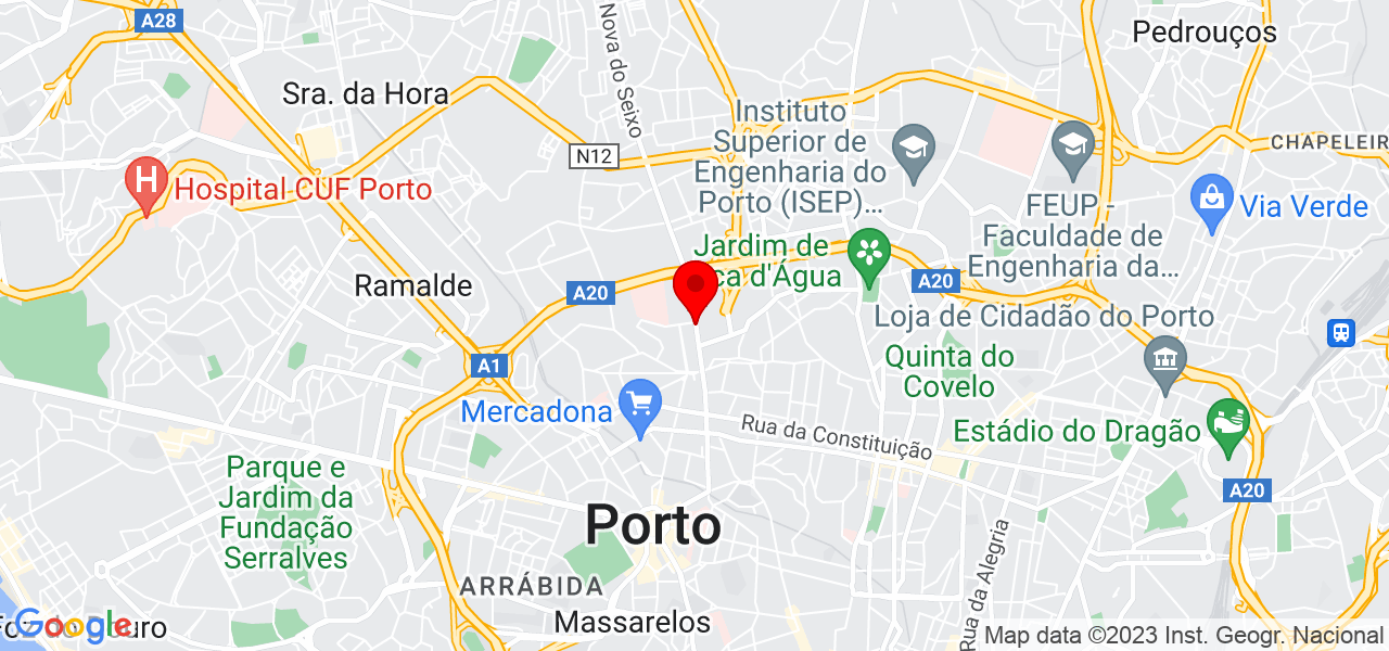 Ana&iacute;sa Silveira - Porto - Porto - Mapa