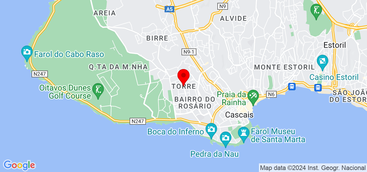 LIGIA - Lisboa - Cascais - Mapa