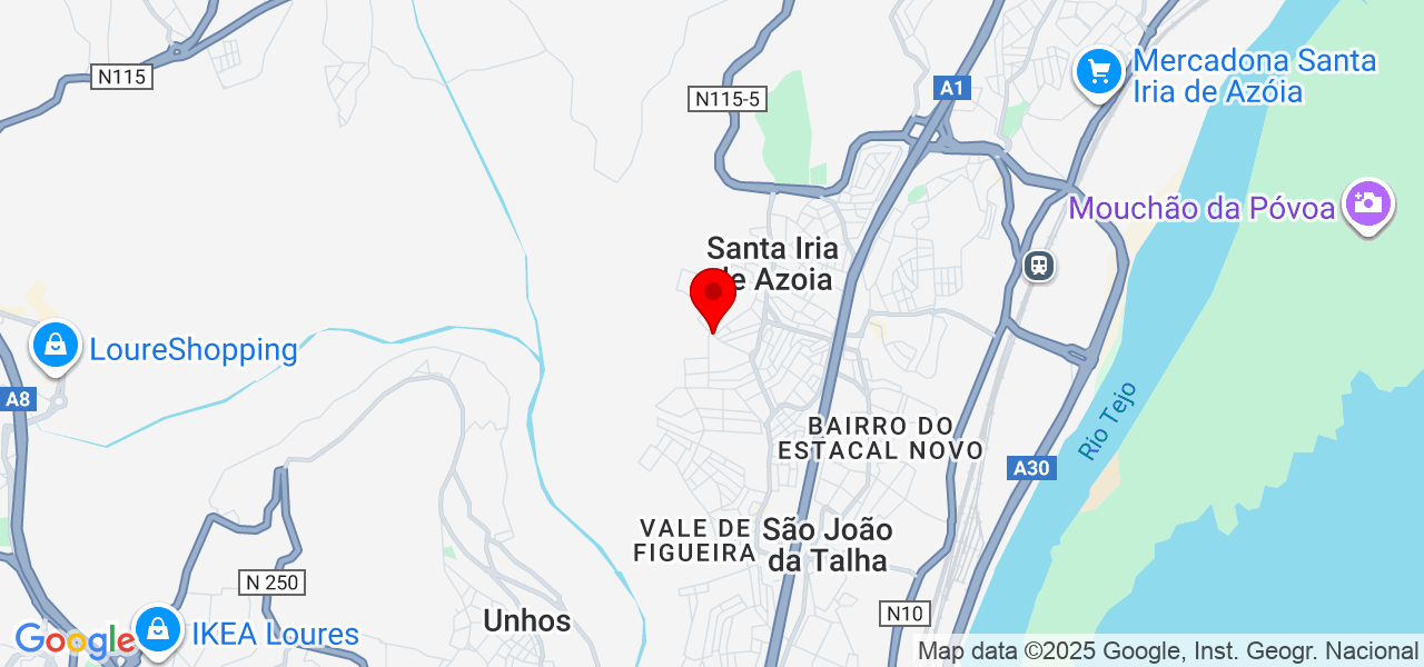 Km fretes e transportes - Lisboa - Loures - Mapa