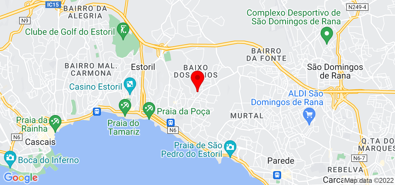Ana Barbosa - Lisboa - Cascais - Mapa