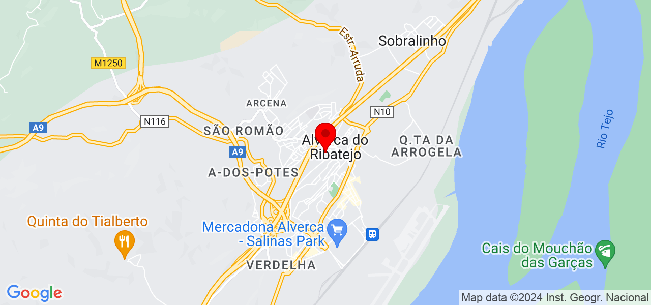 Karin Gustavo - Lisboa - Vila Franca de Xira - Map