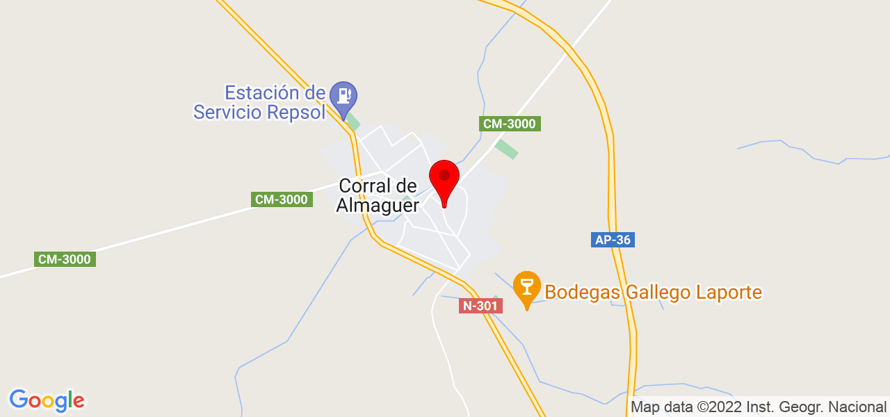 Maria - Castilla-La Mancha - Corral de Almaguer - Mapa