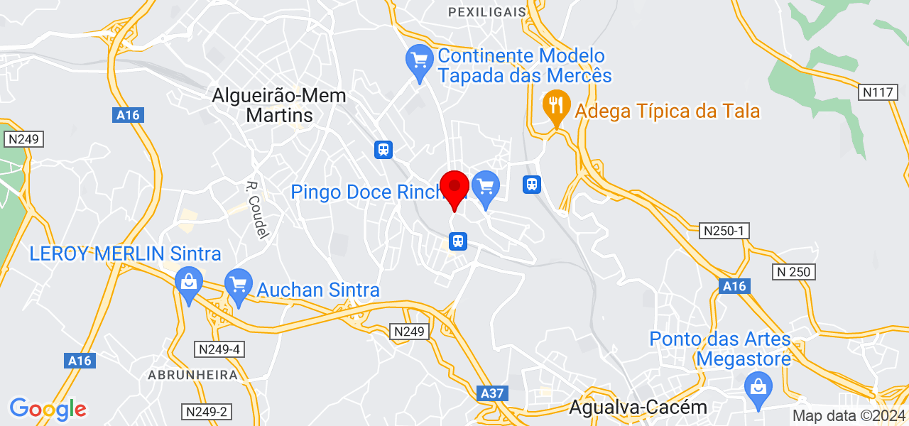 T&eacute;cnica de enfermagem - Lisboa - Sintra - Mapa