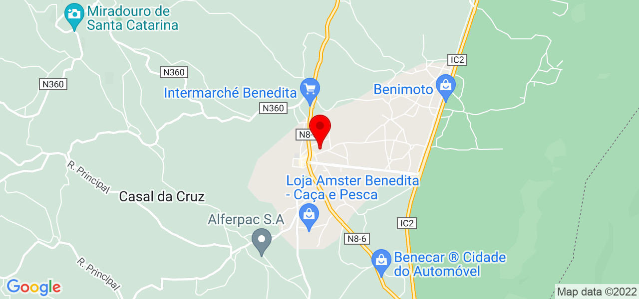 Duo - Leiria - Alcobaça - Mapa