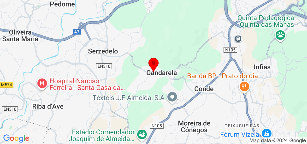 Jorge Praça - Porto - Lousada - Map