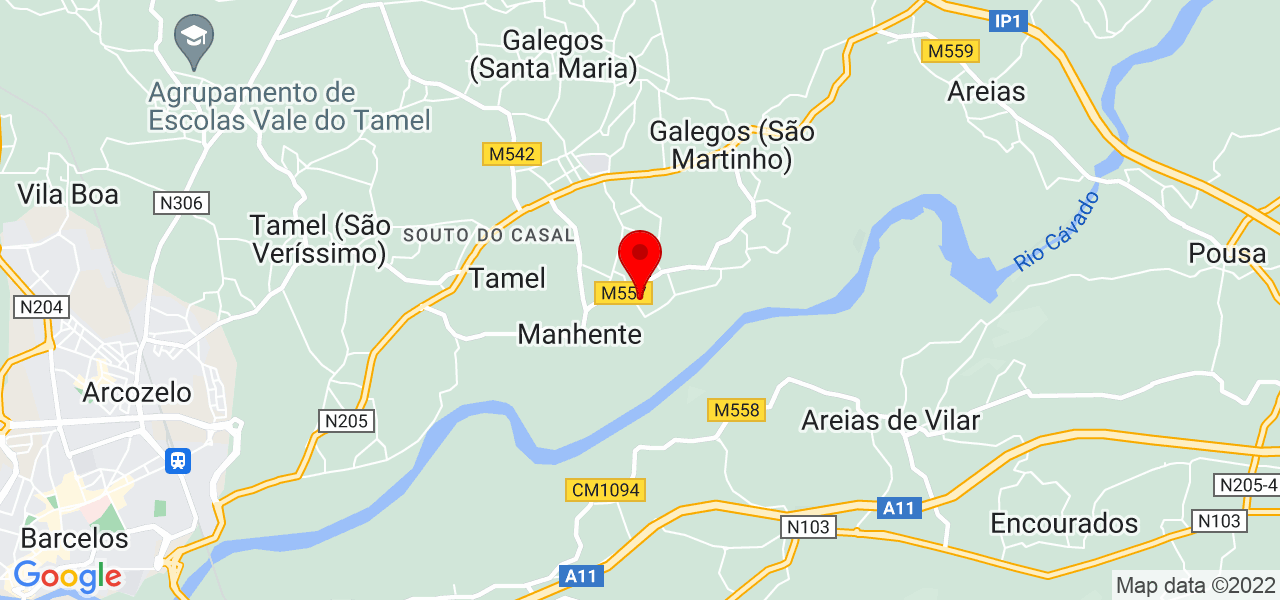 Cristina Rodrigues - Braga - Barcelos - Map