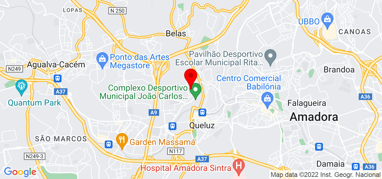 Bruno Pereira - Lisboa - Sintra - Mapa