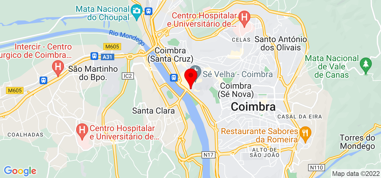 Jacqueline Carvalho Costa - Coimbra - Coimbra - Mapa