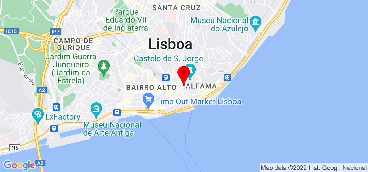 Alice - Lisboa - Lisboa - Mapa