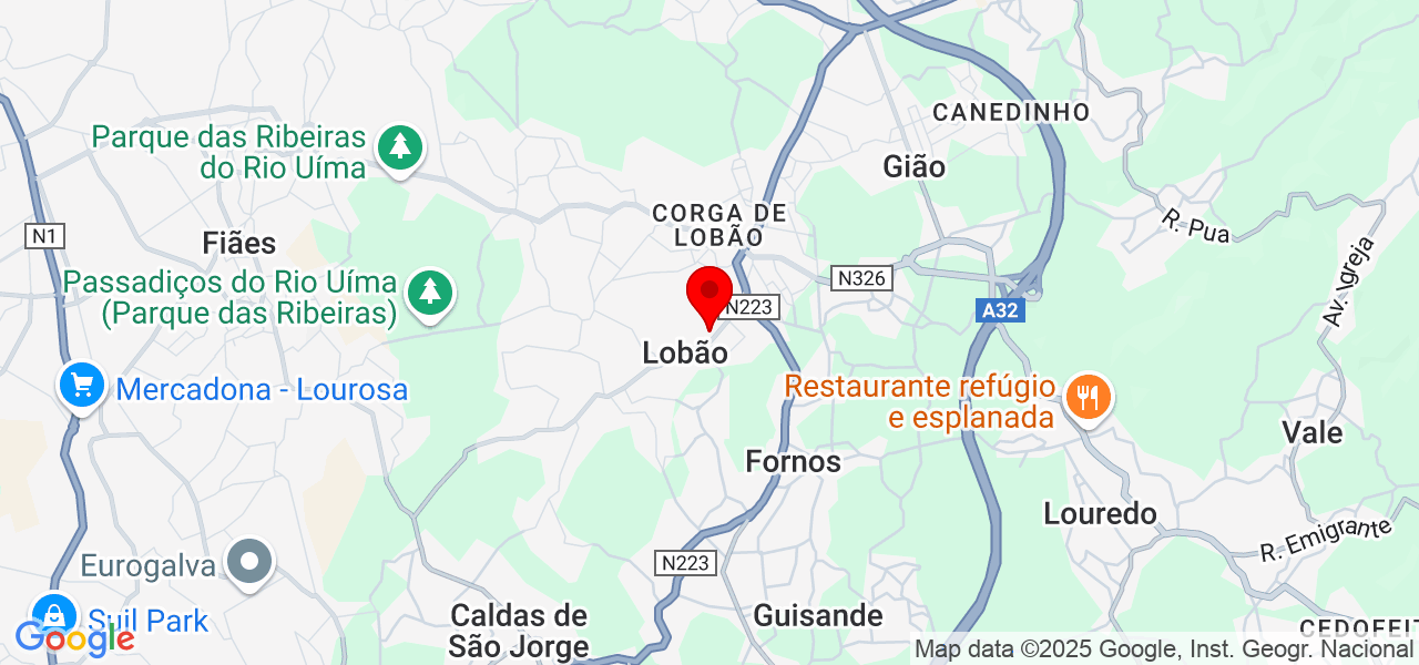Ivo Silva - Aveiro - Santa Maria da Feira - Mapa