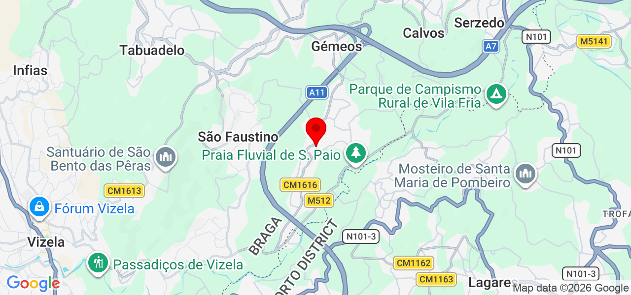 Pedro Silva - Porto - Felgueiras - Mapa