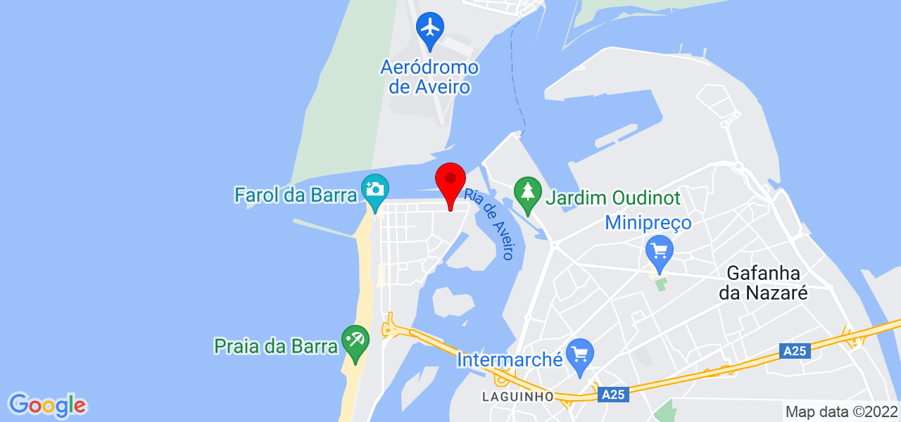Bretzia Martinez Rodrigues - Aveiro - Ílhavo - Mapa