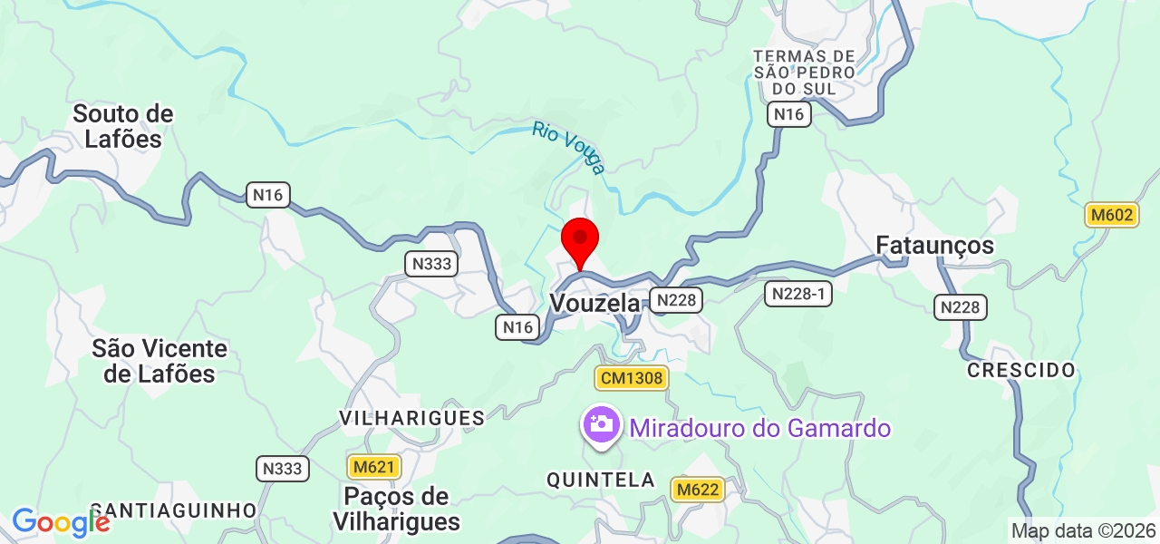 Top Reformas - Viseu - Vouzela - Mapa
