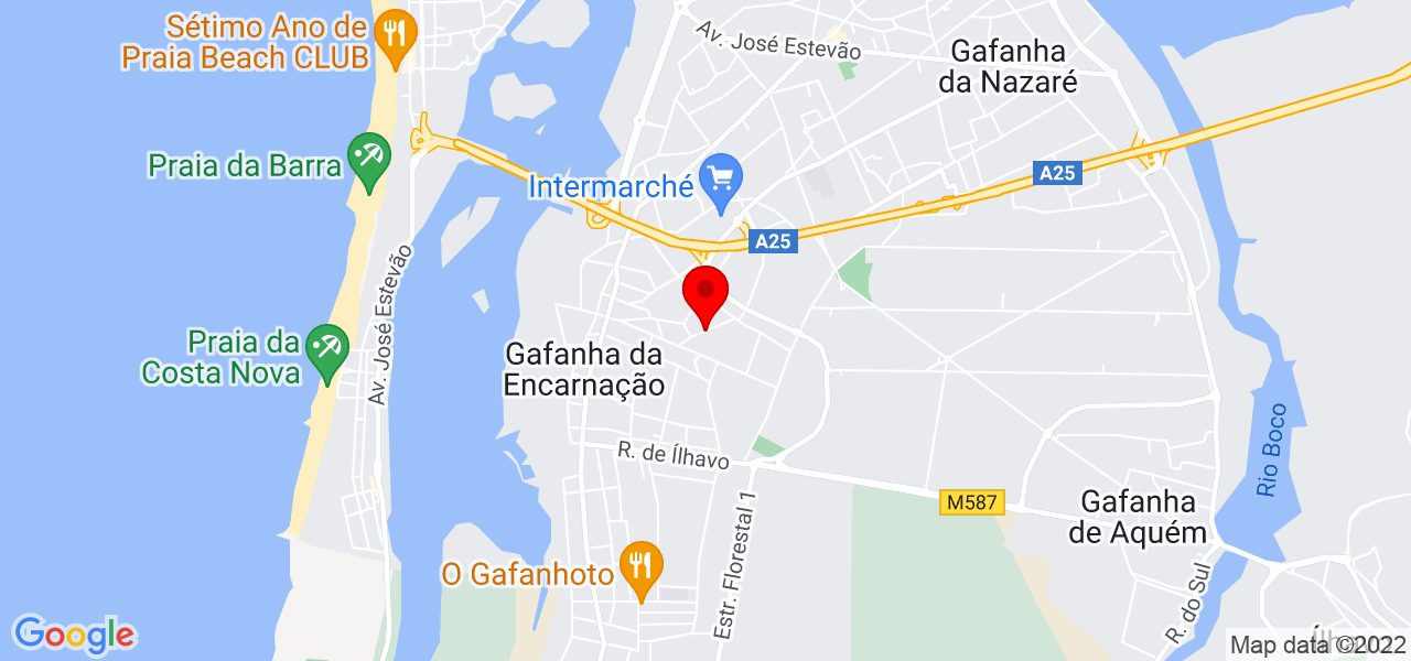 Tiago Magueta - Aveiro - Ílhavo - Mapa