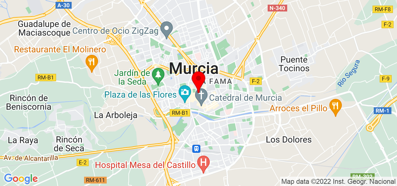 BailArte - Región de Murcia - Murcia - Mapa