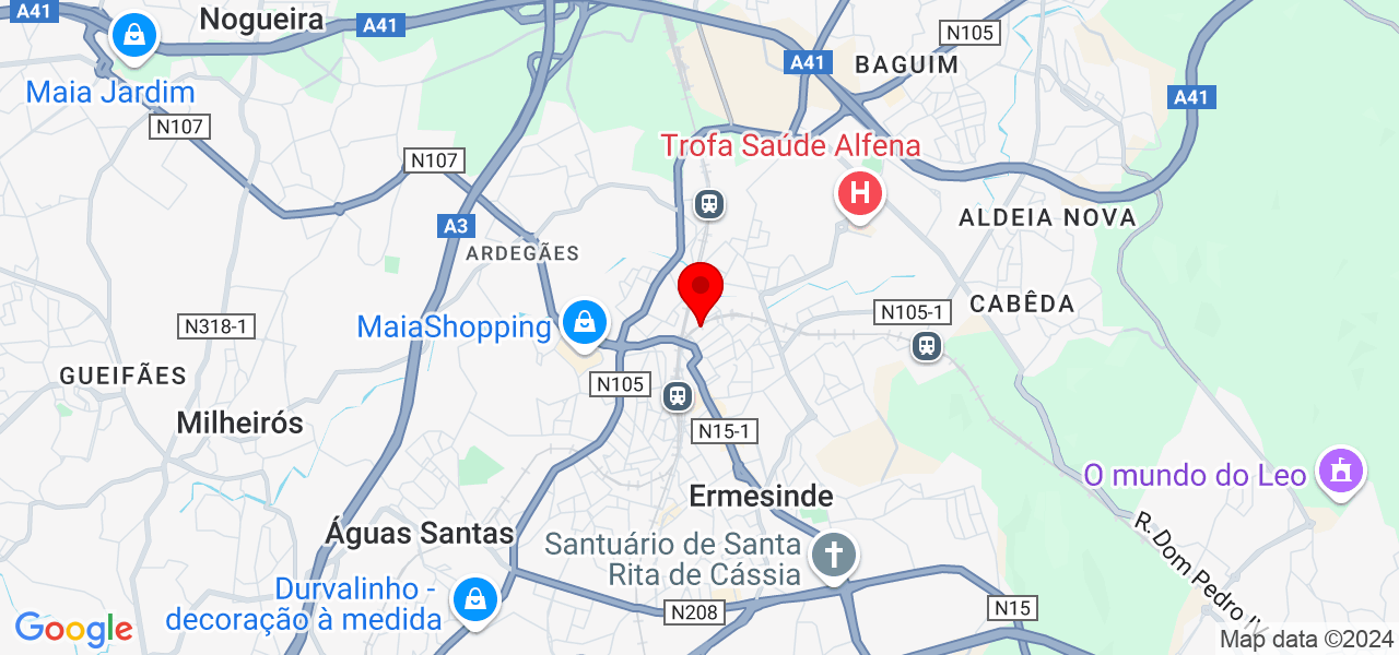 Talita - Porto - Valongo - Map