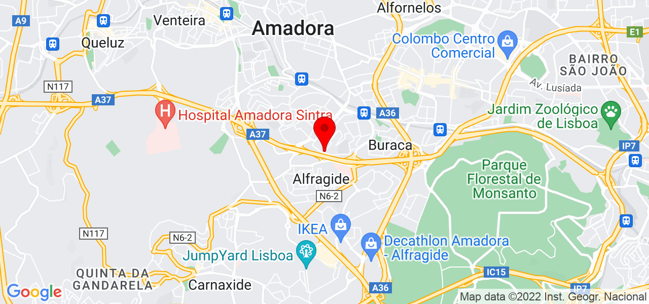 Eduardo Gouveia - Lisboa - Amadora - Mapa