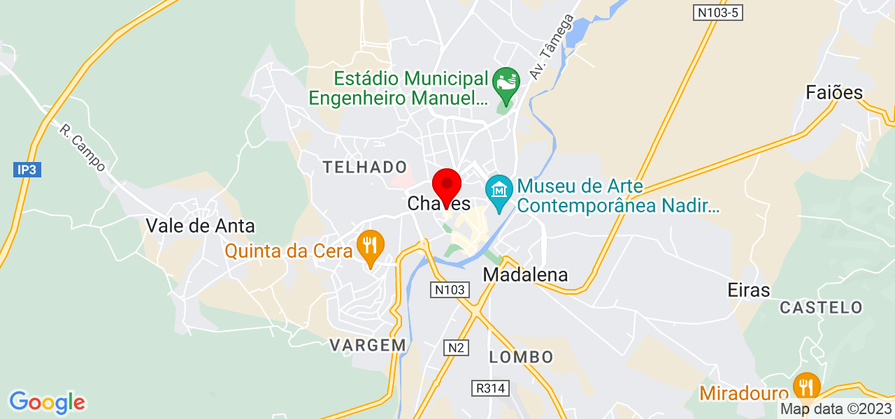 Jose - Vila Real - Chaves - Mapa