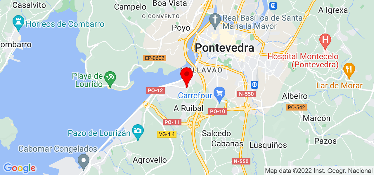 Hayla - Galicia - Pontevedra - Mapa