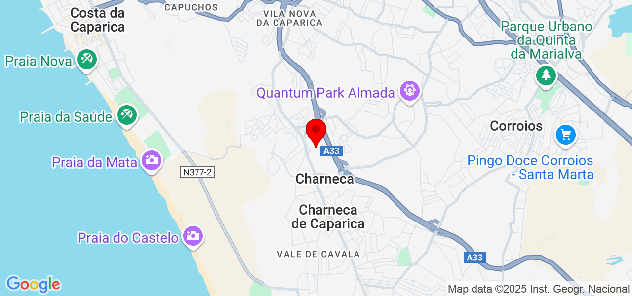 Ana Quesia - Setúbal - Almada - Mapa