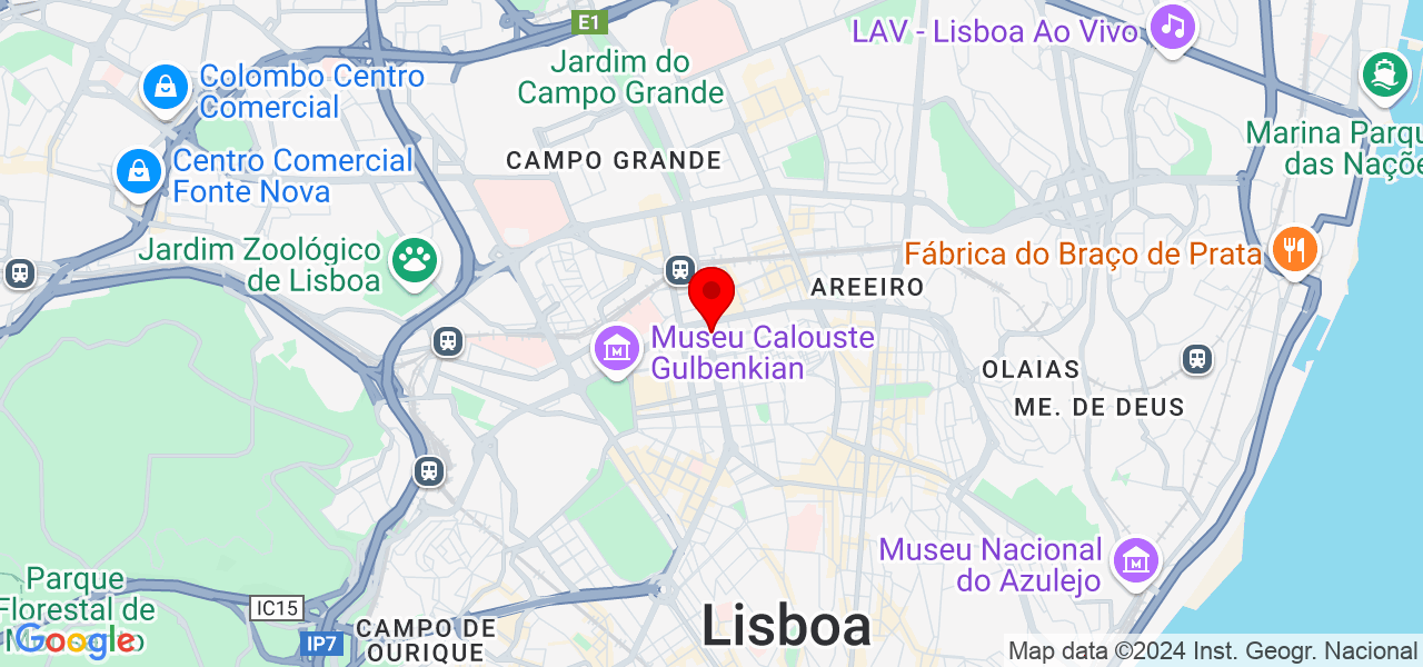 Motorista de entregas - Lisboa - Lisboa - Karte