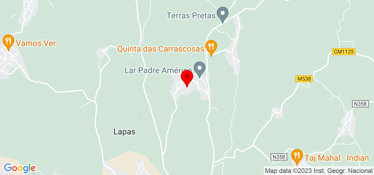 V&acirc;nia Cravinho - Santarém - Torres Novas - Mapa