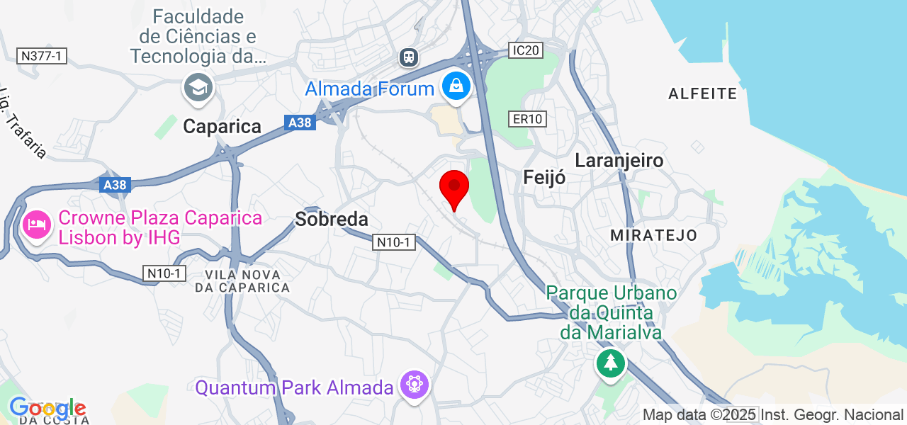 Apoio nas tarefas - Setúbal - Almada - Map