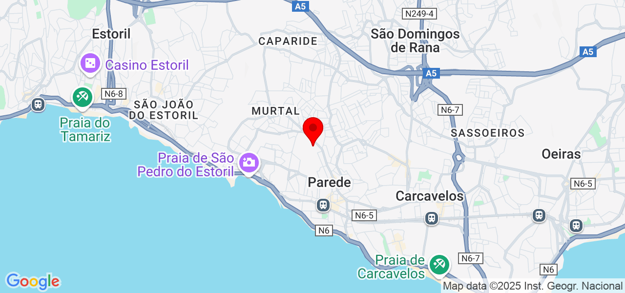 NUNES CORREA OBRAS - Lisboa - Cascais - Mapa