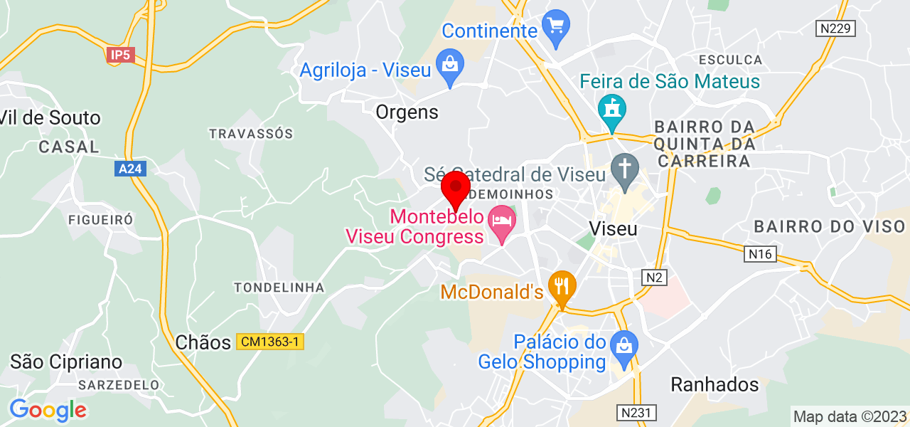 Miguel Fernandes - Viseu - Viseu - Mapa