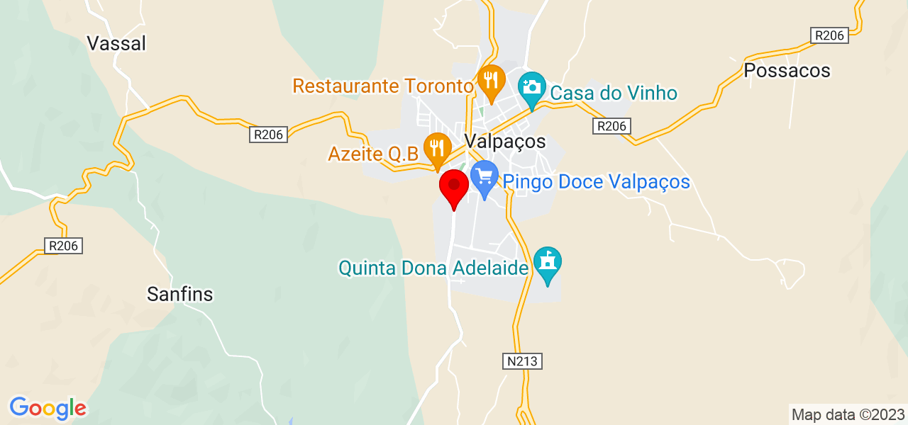 Borges Andre - Vila Real - Valpaços - Mapa