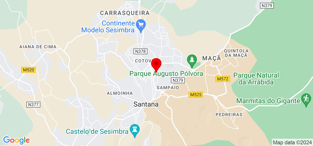 Victor Ronaldo - Setúbal - Sesimbra - Map
