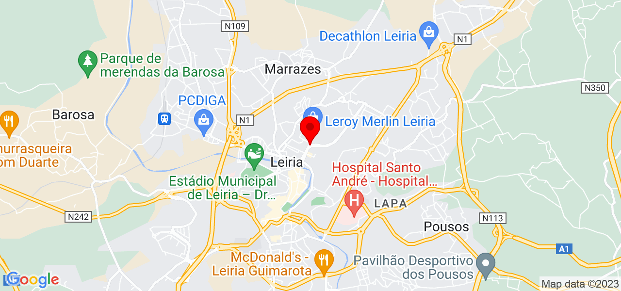 Ana Antunes - Leiria - Leiria - Mapa