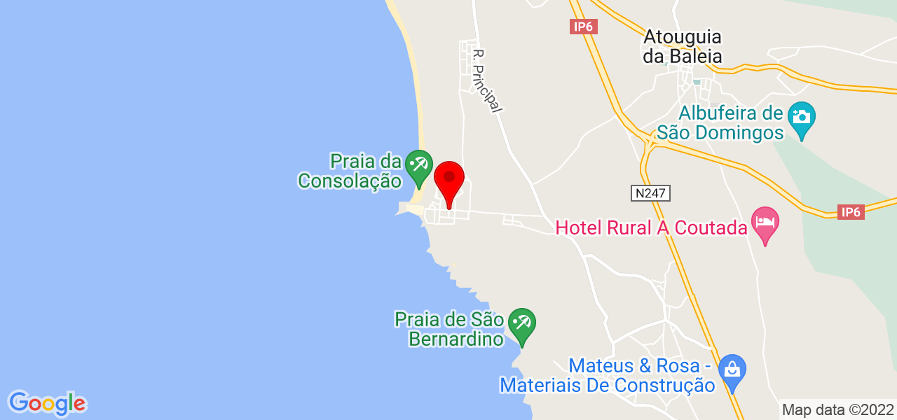 Maria Côrte-Real - Leiria - Peniche - Map