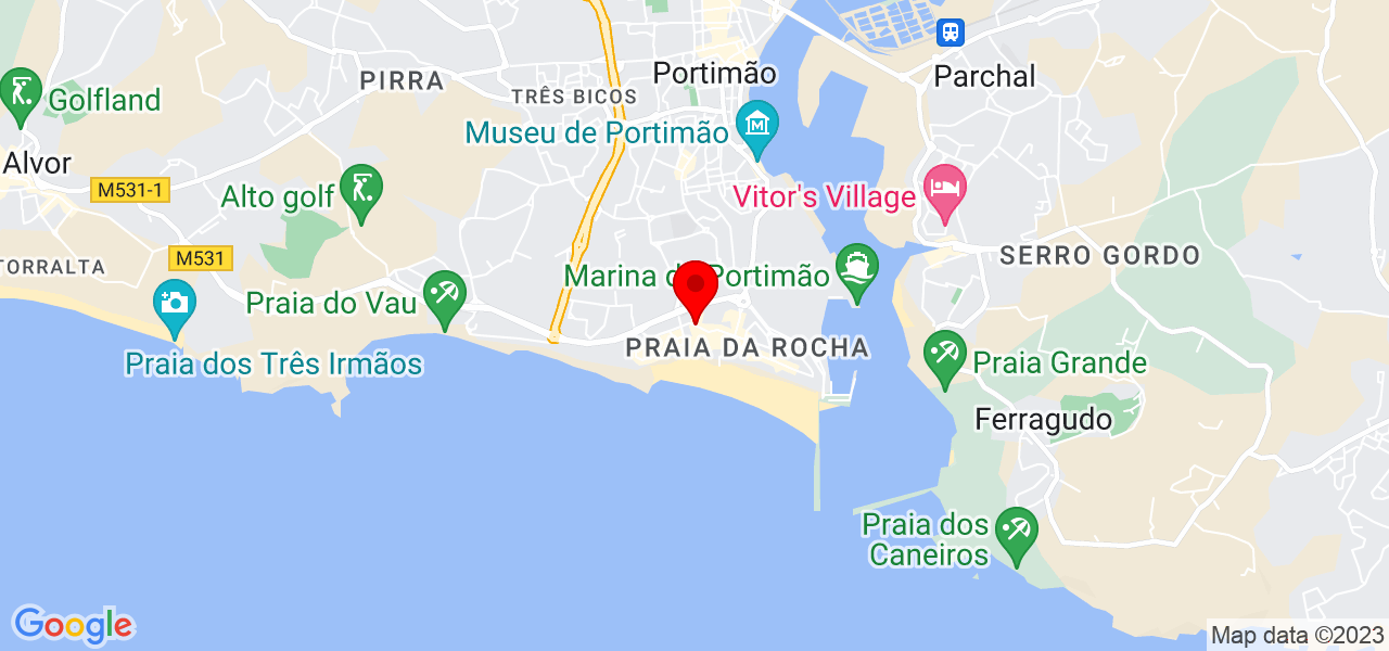 Professora Taynara - Faro - Portimão - Mapa