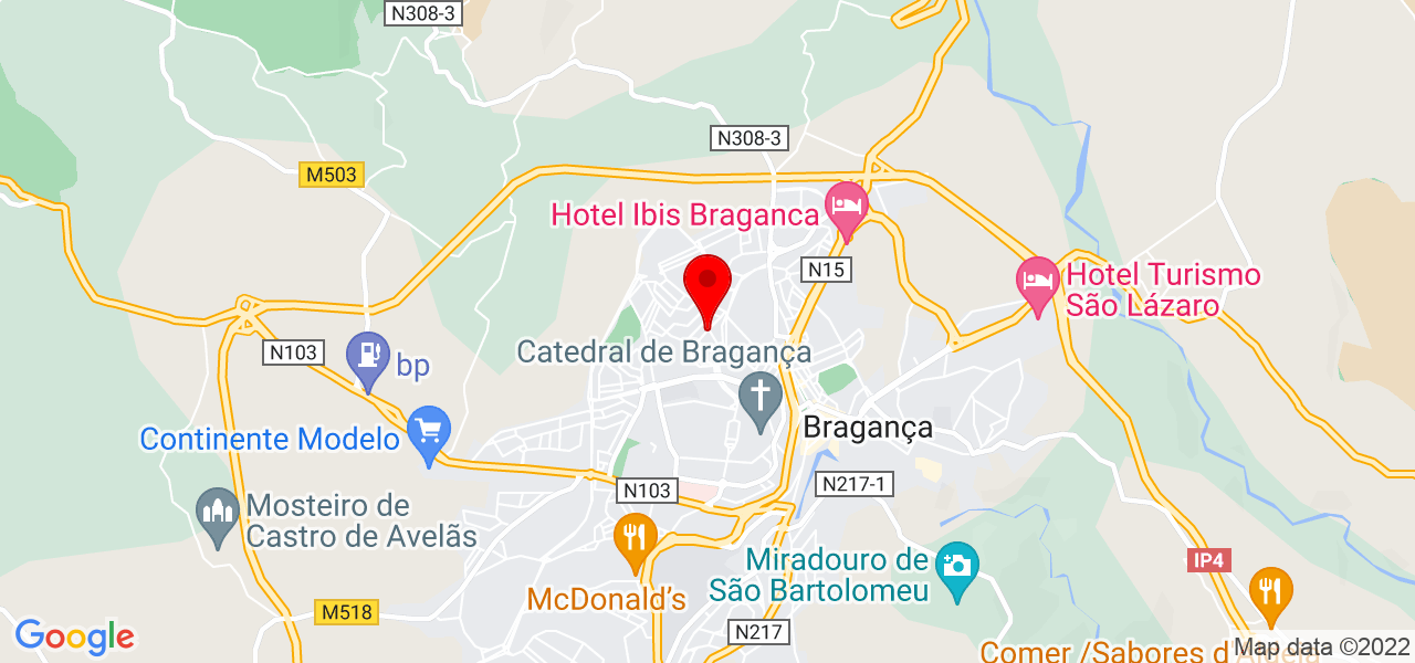 Andrea - Bragança - Bragança - Mapa