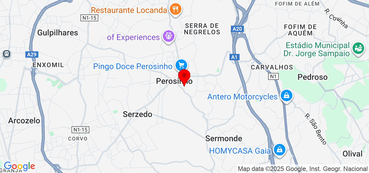 BMR Soluções e Reparações - Porto - Vila Nova de Gaia - Mapa