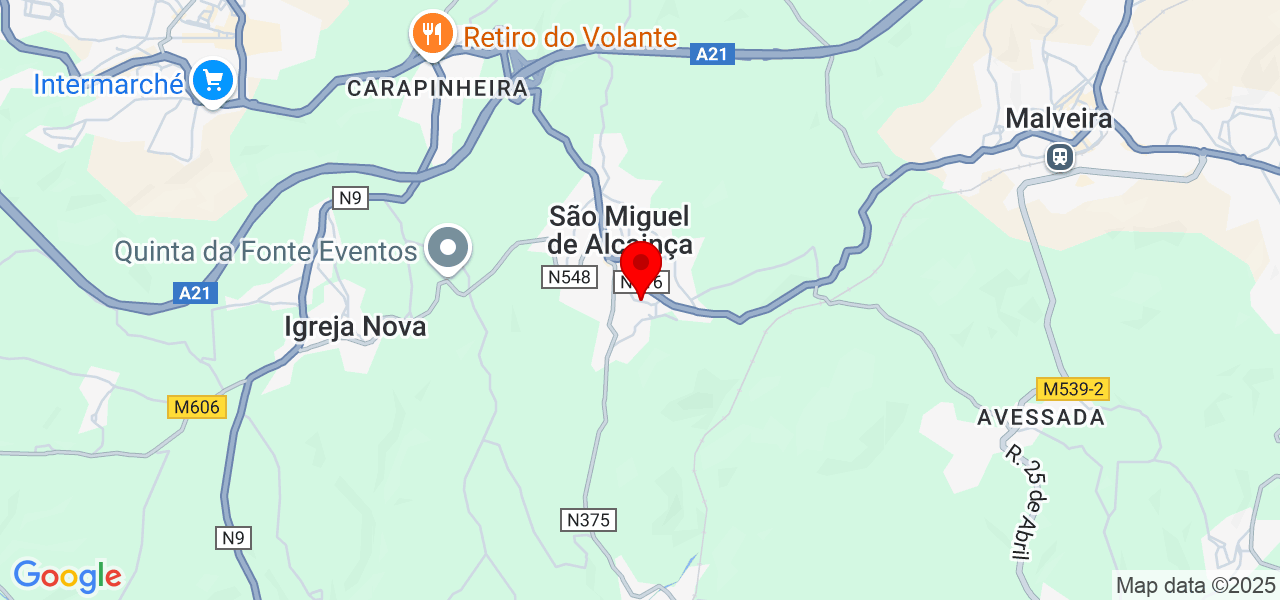 Ana - Lisboa - Mafra - Mapa