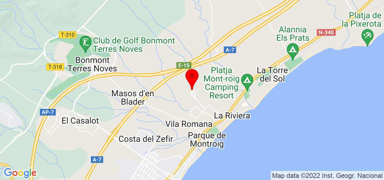 INSTALACIONES KLF - Cataluña - Mont-roig del Camp - Mapa