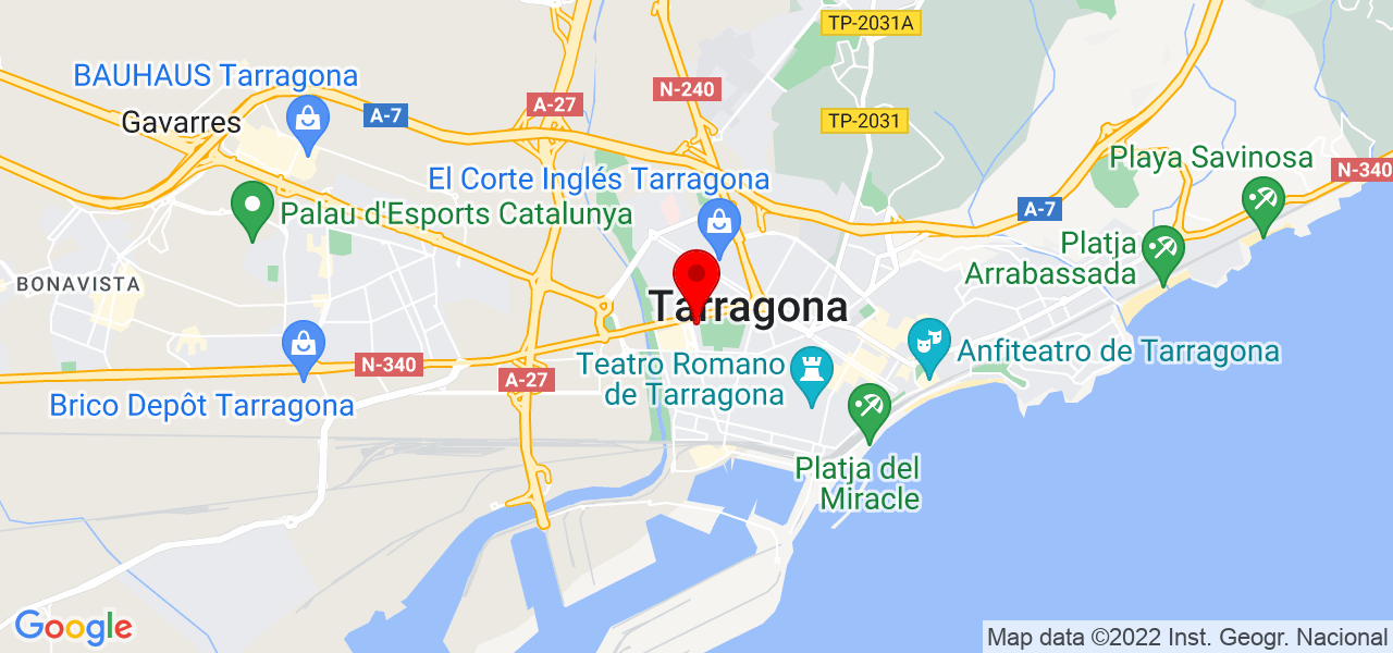 David - Cataluña - Tarragona - Mapa