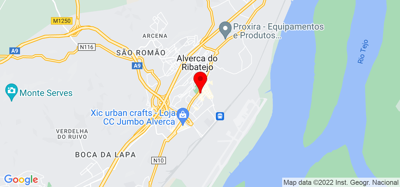 Luna - Lisboa - Vila Franca de Xira - Mapa