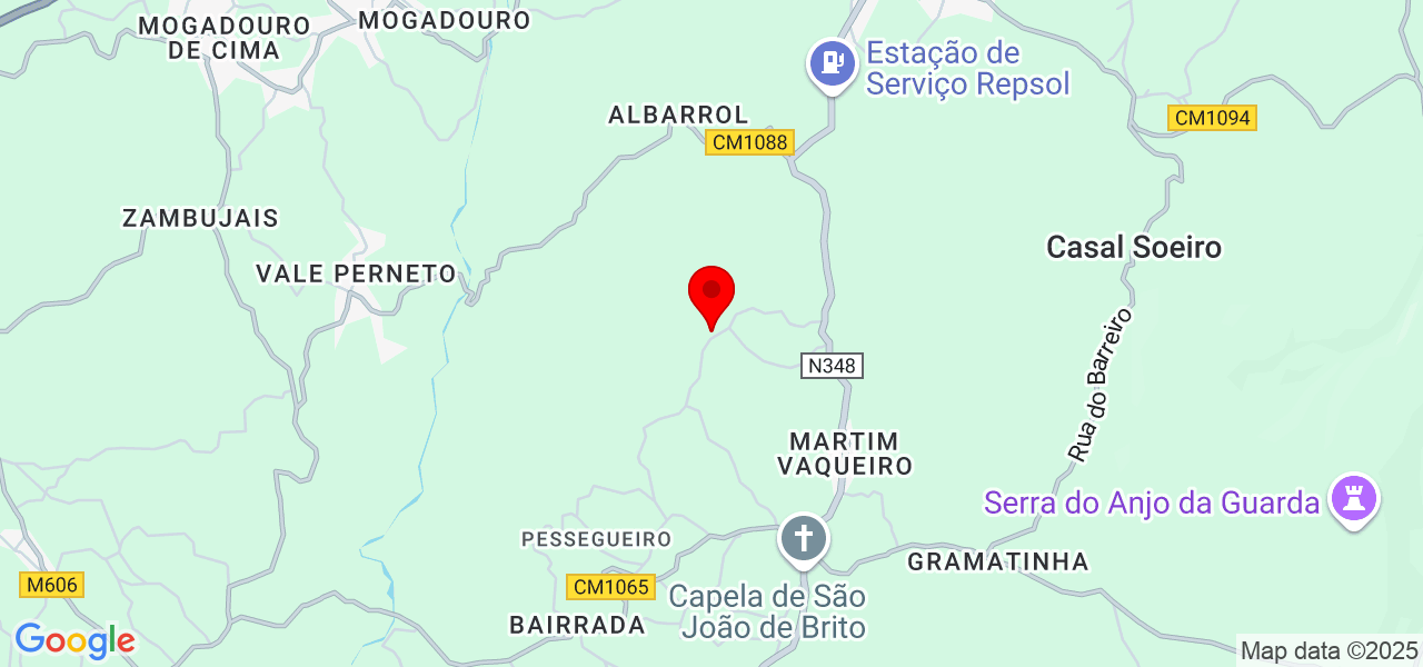 Vanessa July - Leiria - Ansião - Map